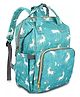 Chinmay Kids Large Capacity Mother Bag Diaper Backpack with Insulated Bottle Storage - Dark Green