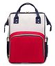 Chinmay Kids Large Capacity Diaper Backpack with Insulated Bottle Storage -  Red & White