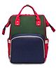 Chinmay Kids Large Capacity Diaper Backpack with Insulated Bottle Storage - Blue &  Green