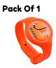Boxot Impex Mosquito Repellent Bands with LED Light Up Insect & Bug Pest Repeller Waterproof Bracelet with Essential Oils For KidsBaby Wrist Band- Orange