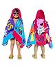 Sassoon Peppa Pig Terry Cotton Bath Pool Beach Hooded Towel Wrap for Kids - Orange