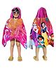 Sassoon Princess Terry Cotton Bath Pool Beach Hooded Towel Wrap for Kids - Pink