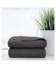 Sassoon Caldezonia Microfiber Hand Towel 450 GSM Set of 2 - Grey