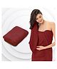 Sassoon Caldezonia 450 GSM Microfiber Bath Towel - Maroon