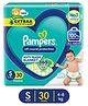 Pampers All round Protection Pants, Small size baby Diapers, (S) 30 Count, 4-8 kg, Anti-rash blanket, 360 degree Lotion with Aloe Vera