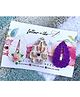 FOLLOW THE NEEDLE Set Of 3 Rainbow And Flower Detail Shimmery Hair Clips - Purple