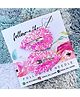 FOLLOW THE NEEDLE Set Of 2 Faux Leather Confetti Glitter Embellished Snap Hair Clips - Pink