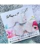 FOLLOW THE NEEDLE Set Of 2 Faux Leather Glitter Embellished Bow Hair Clips - White