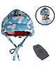 Ortis Adjustable Cushioned Baby Safety Helmet  with Elbow & Knee Protection Pads (Color and Print May Vary)