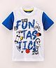 Under Fourteen Only Half Sleeves Funtastic Printed Tee - Blue
