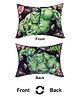 Marvel By Kuber Mart Industries Hulk Print Baby Pillow Super Soft For Sleeping & Travel- Green