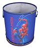 Marvel By Kuber Mart Industries Spiderman Print Waterproof & Foldable Round Laundry Bag with Handle - Navy Blue