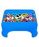 Disney By Kuber Mart Industries  Mickey & Minnie Print Bathroom Stool Durable Plastic  for Kitchen Kids Patla For Toilet - Blue