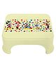 Disney By Kuber Mart Industries  Team Mickey Print Bathroom Stool Durable Plastic Stool for Kitchen Stool for Kid Patla for Toilet - Cream