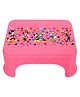 Disney By Kuber Mart Industries  Team Mickey Print Bathroom Stool Durable Plastic Stool for Kitchen Stool for Kid Patla for Toilet - Pink