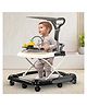 Baybee 2-in-1 Activity Baby Walker Cum Rocker with Adjustable Height Parental Push Handle Canopy Footmat & Music - Black
