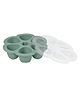 Beaba Silicone Baby Food Multiportion Storage Tray Sage Green - 6 x 90ml