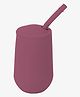 ezpz Happy Cup with Straw System Mauve - 236 ml
