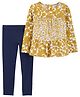 Carter's 2-Piece Floral Top & Legging Set - Multicolour