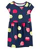 Carter's Apple Jersey Dress - Navy Blue