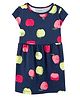 Carter's Apple Jersey Dress - Navy Blue