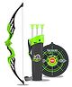 Big Size Heavy Duty Bow and Arrow Set  - Green & Black