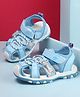 Cute Walk by Babyhug Velcro Closure Sandals - Sky Blue