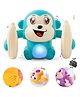 Enorme Dancing and Spinning Rolling Doll Tumble Banana Monkey Toy Voice Control with Musical Sound  Light and Sensor - (Color May Vary)