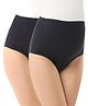 Bella Mama Cotton Elastane High Coverage Dot Print Panty Set Pack Of 2 (Colour May Vary)