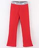 Tommy Hilfiger Full Length Solid Color Legging - Red