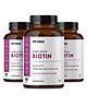 Nirvasa Plant Based Biotin Tablets (10000 mcg) with Sesbania Amla & Pomegranate Extract for Hair Nails & Skin Health 60x 3 Tablets