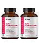 Nirvasa Daily Multivitamins Multi-Blended to Enhance Energy Immunity Bone & Joint Health Cholesterol Free 60x2 Tablets