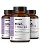 Nirvasa Milk Thistle Tablets with Curcuma Longa Root & Milk Thistle Extract Liver Detox Supplement to Maintain Blood Sugar Gluten-Free Stomach Cleanser 60x 3 Tablets