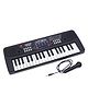 ToyMark 37 Key Piano Keyboard With Mic - Black