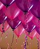 AMFIN Balloons with Matching Curling Ribbon Pink & Purple - 50