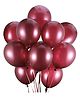 AMFIN Metallic Balloons Maroon - Pack of 25