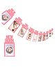 AMFIN New Born 1st Birthday Baby Photo Banner  - Pink