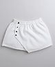 Aww Hunnie Bannana Crape Style Skort - White