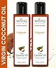 Mystiq Living Extra Virgin Coconut Oil For Skin Face Hair Growth and Baby Massage oil Baby Hair Oil Pure Coconut Oil - 400 ml