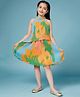 Pspeaches Sleeveless Colour Block D-Or Pleat Dress - Multi Colour