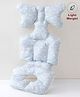 Babyhug Stroller Cushion Fish Print - Blue| Breathable Fabric| Soft & Fluffy