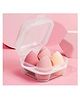 Favon Pack of 4 Professional Makeup Sponges with Storage Box(color may vary)