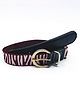 Kid-O-World Tiger Striped Belt - Purple And White
