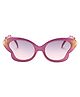 Kid-O-World Butterfly Shaped Sunglasses - Purple