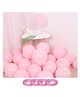 AMFIN  Pastel Colored Balloons Pink - Pack of 100