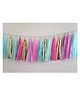 AMFIN Paper Tassels for Decoration Purple Pink & Blue - Pack of 20