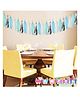 AMFIN Paper Tassels for Decoration Blue - Pack of 20