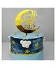 AMFIN Twinkle Twinkle Little Star Gold Cake Topper For Birthday Decoration Baby Shower Topper Little Star Birthday Cake Topper 1st Birthday Star Cake Topper - Yellow