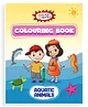 Witty Baby Aquatic Animals Colouring Book - English