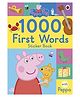 Peppa Pig 1000 First Words Sticker Book by Ladybird - English